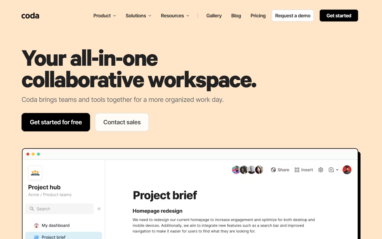 Coda screenshot