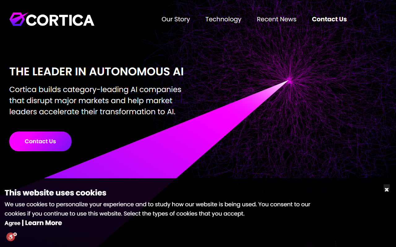 Cortica screenshot