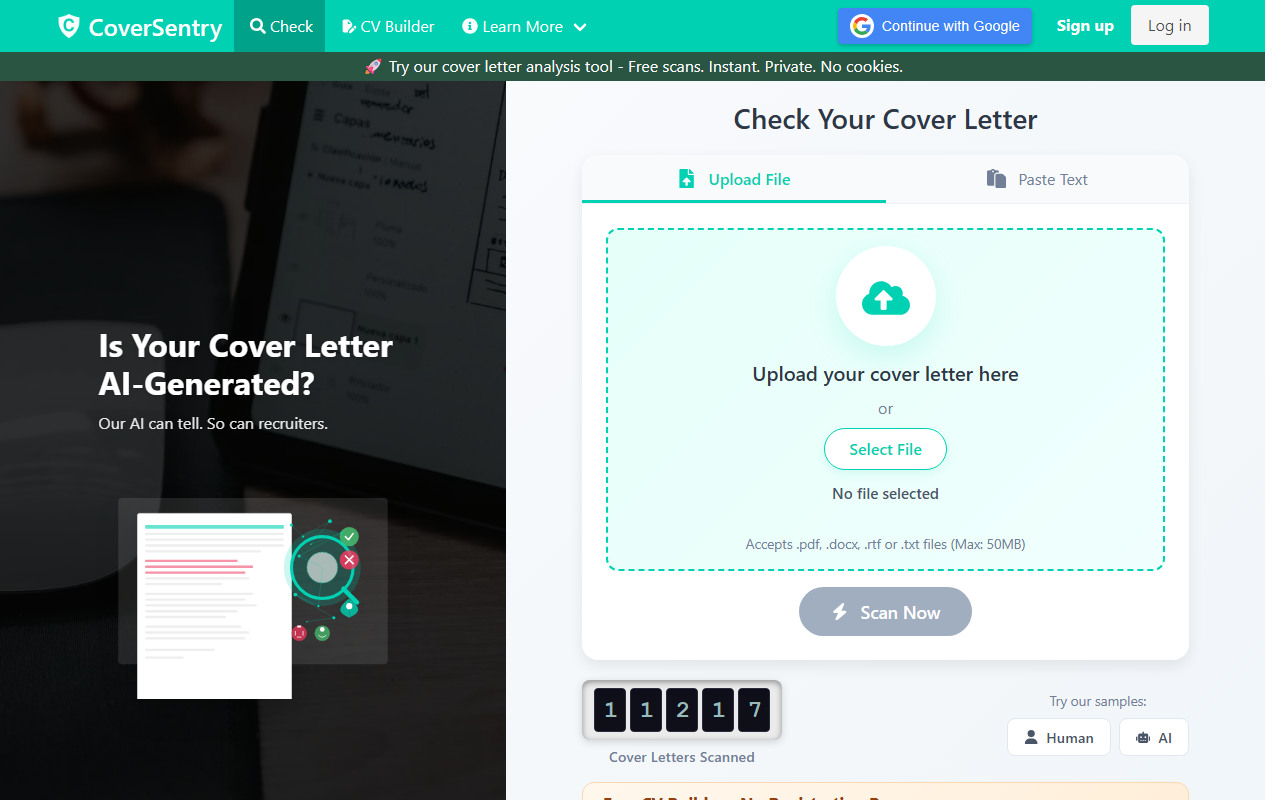 CoverSentry screenshot