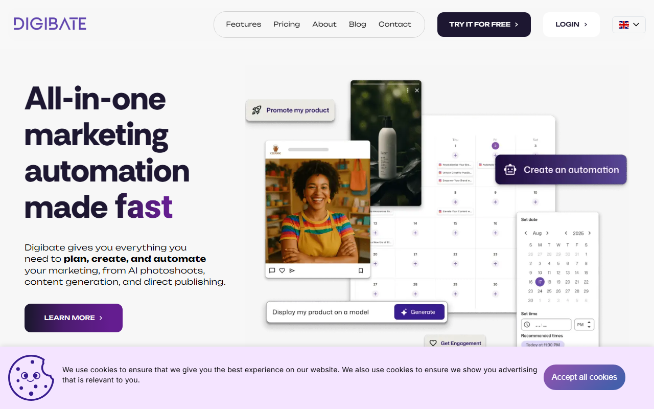 Digibate screenshot