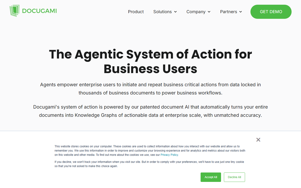 Docugami screenshot