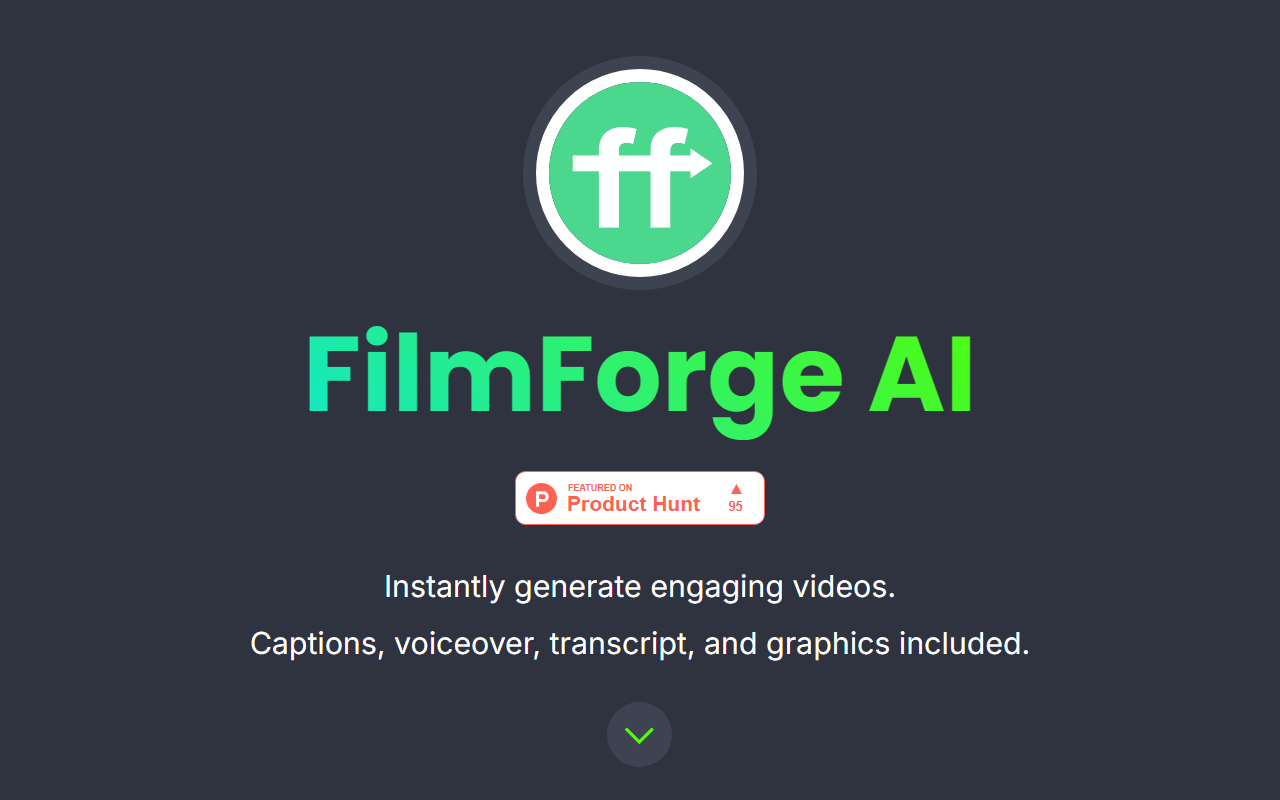 FilmForge AI screenshot