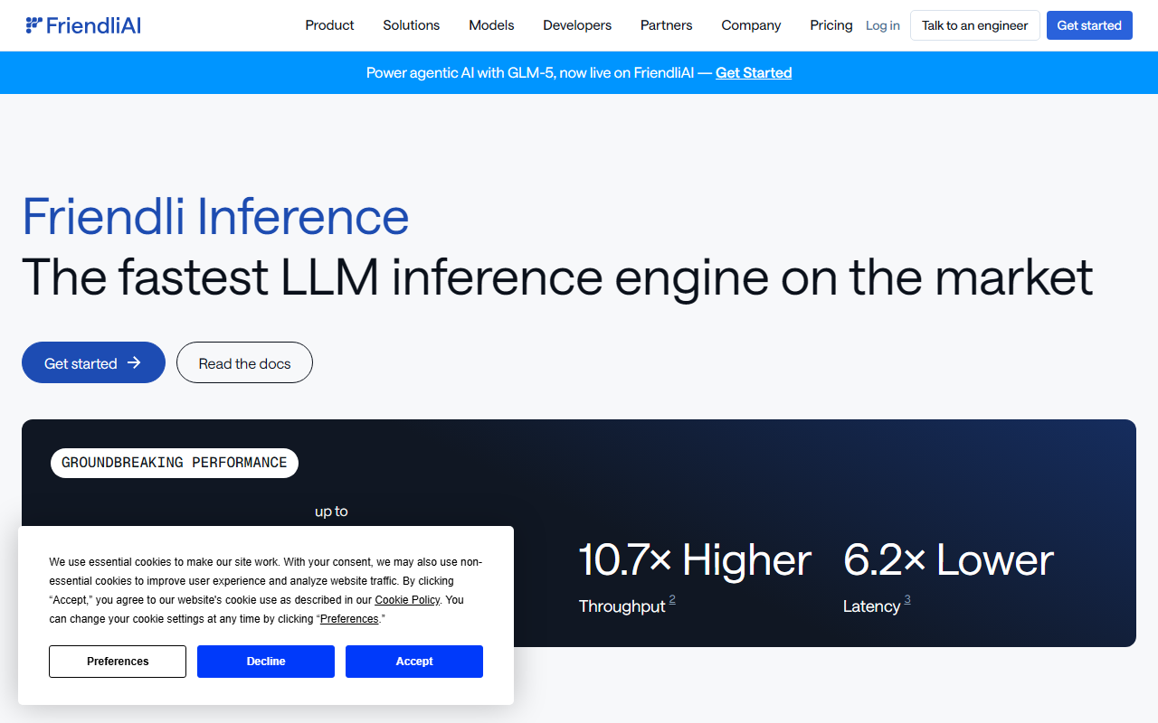 Friendli screenshot
