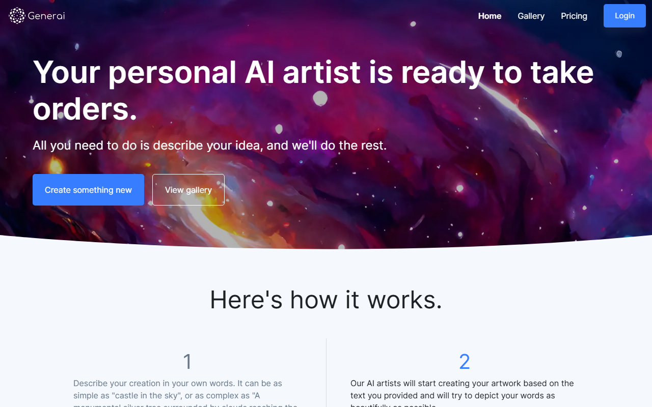 Generai screenshot