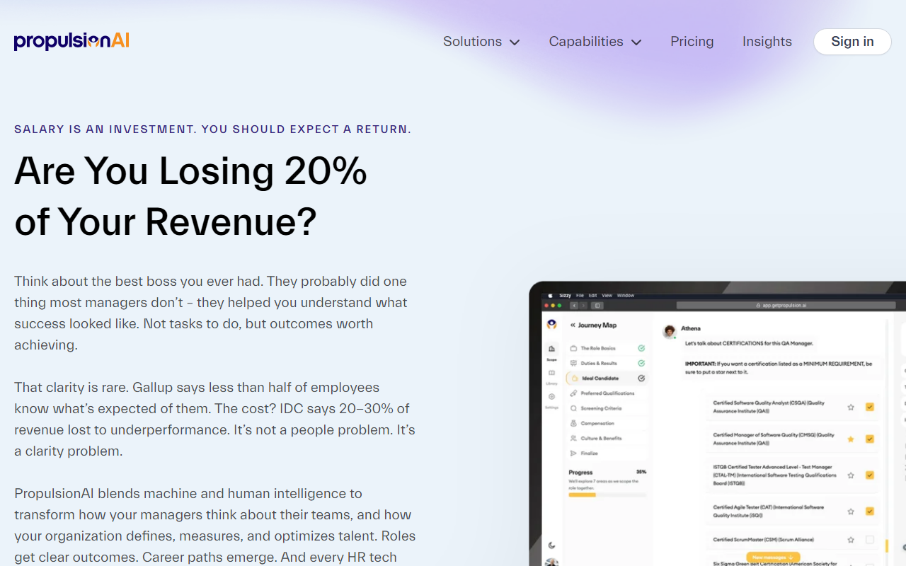 PropulsionAI screenshot