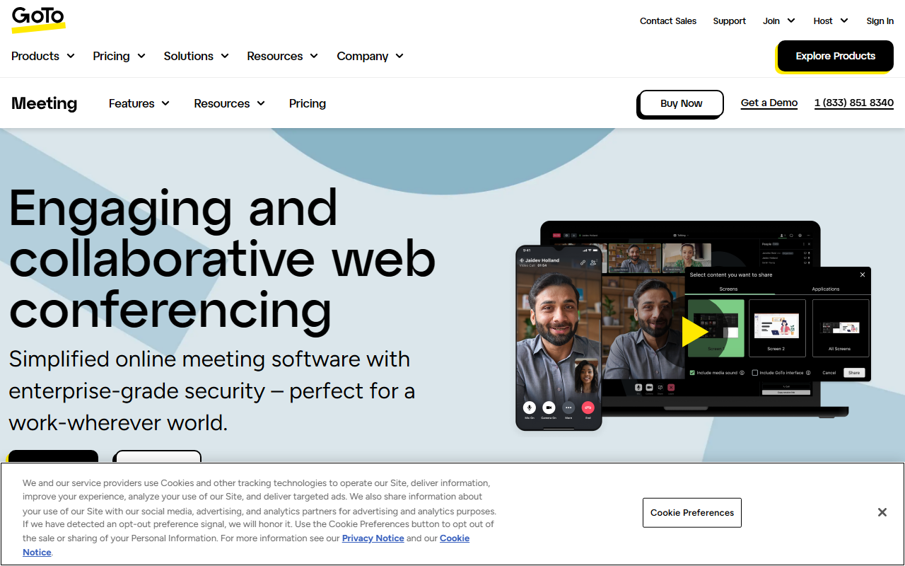 GoTo Meeting screenshot