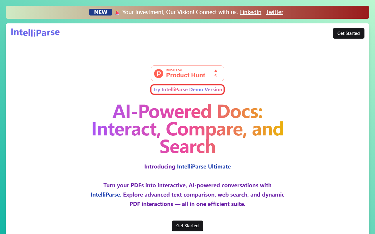 Intelliparse screenshot