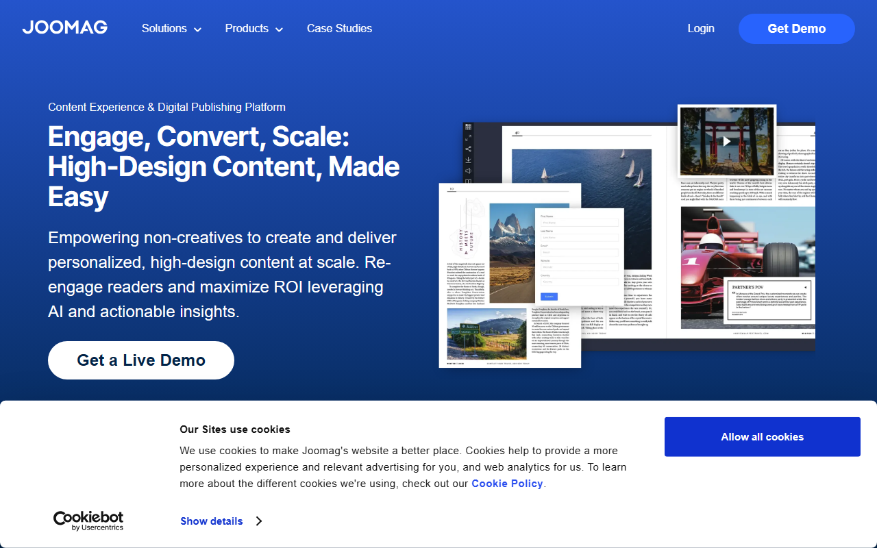 Joomag screenshot