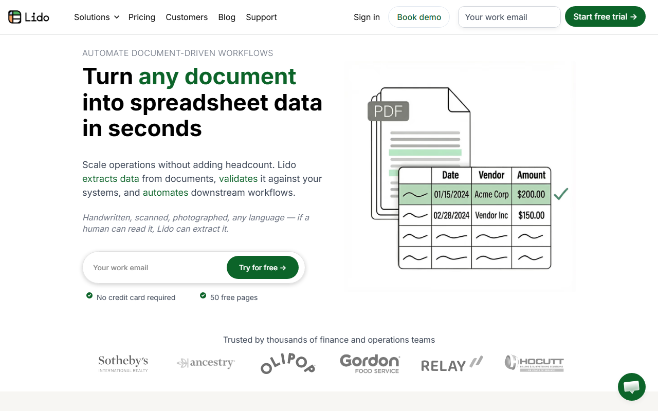 Lido screenshot