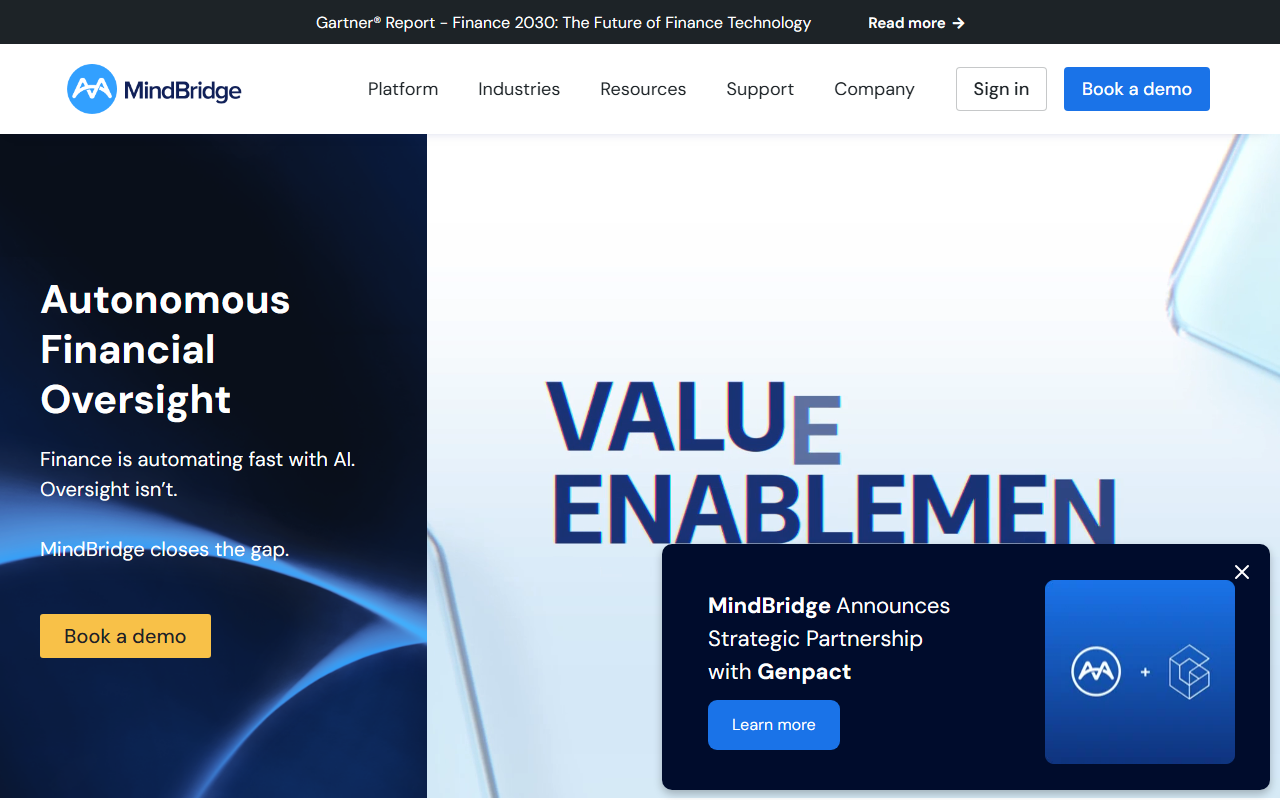 MindBridge screenshot
