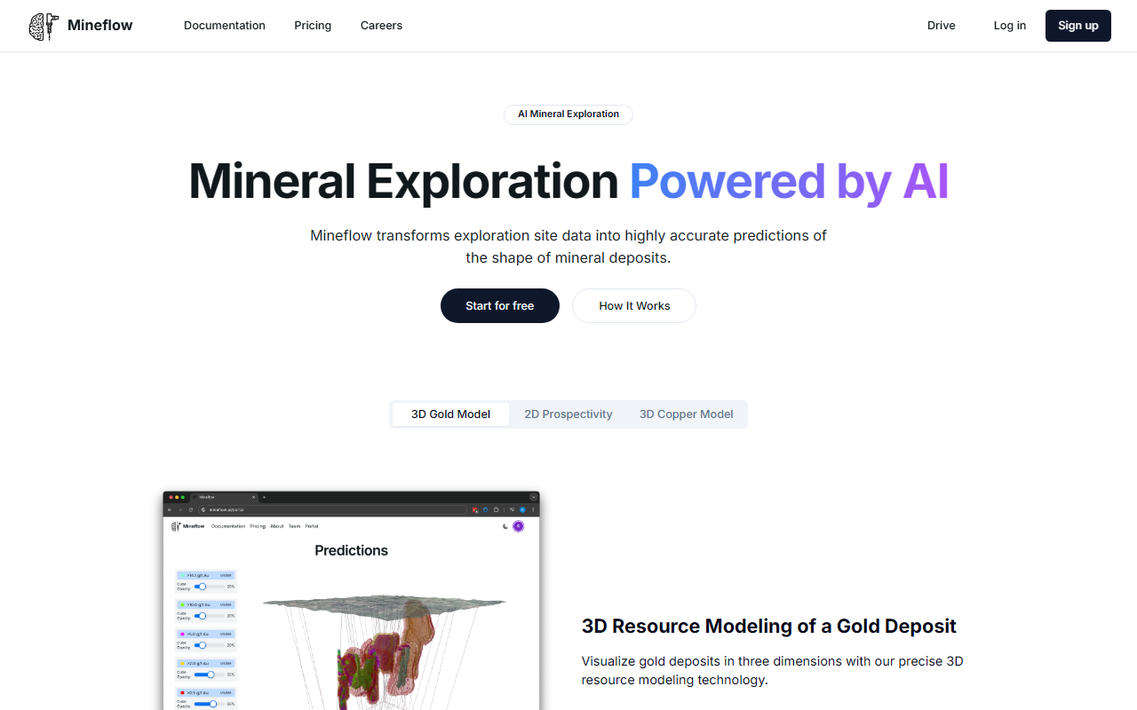 Mineflow screenshot