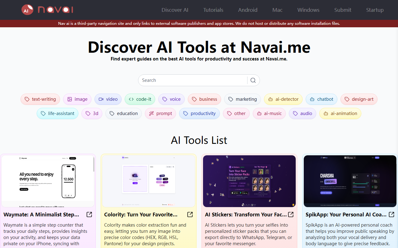 Navai screenshot