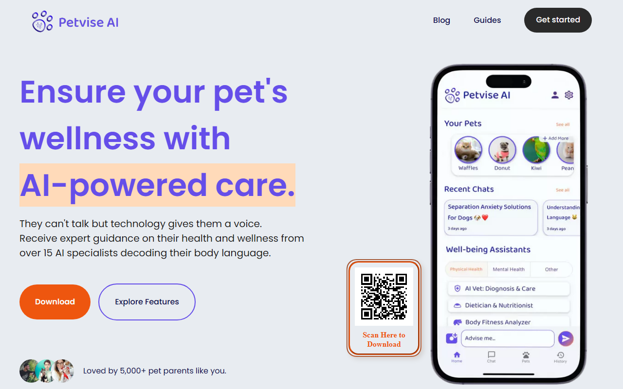 Petvise screenshot