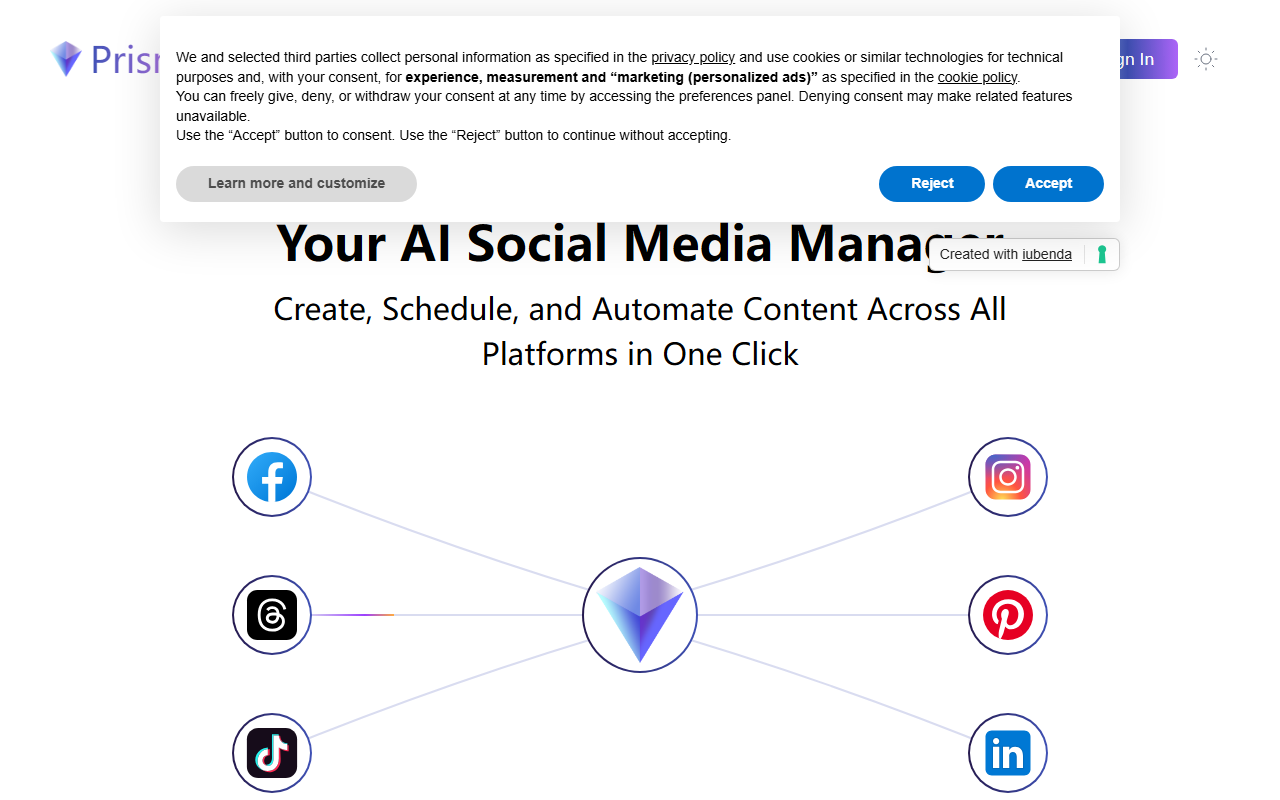 Prismix screenshot