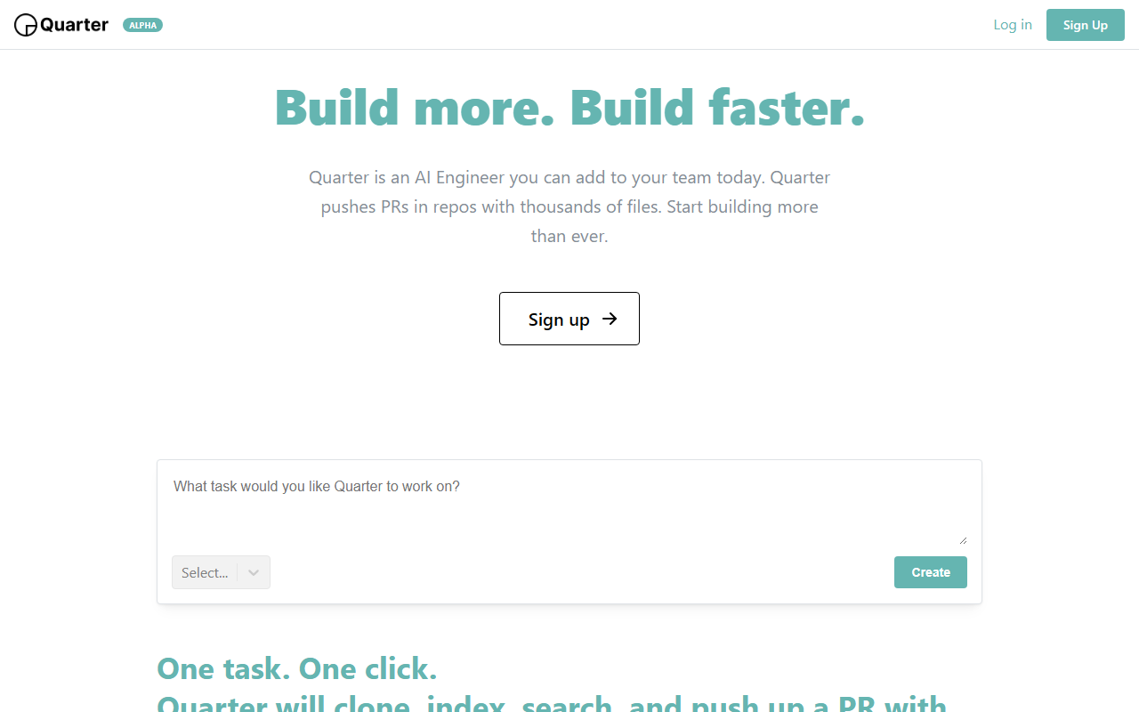 QuarterAI screenshot