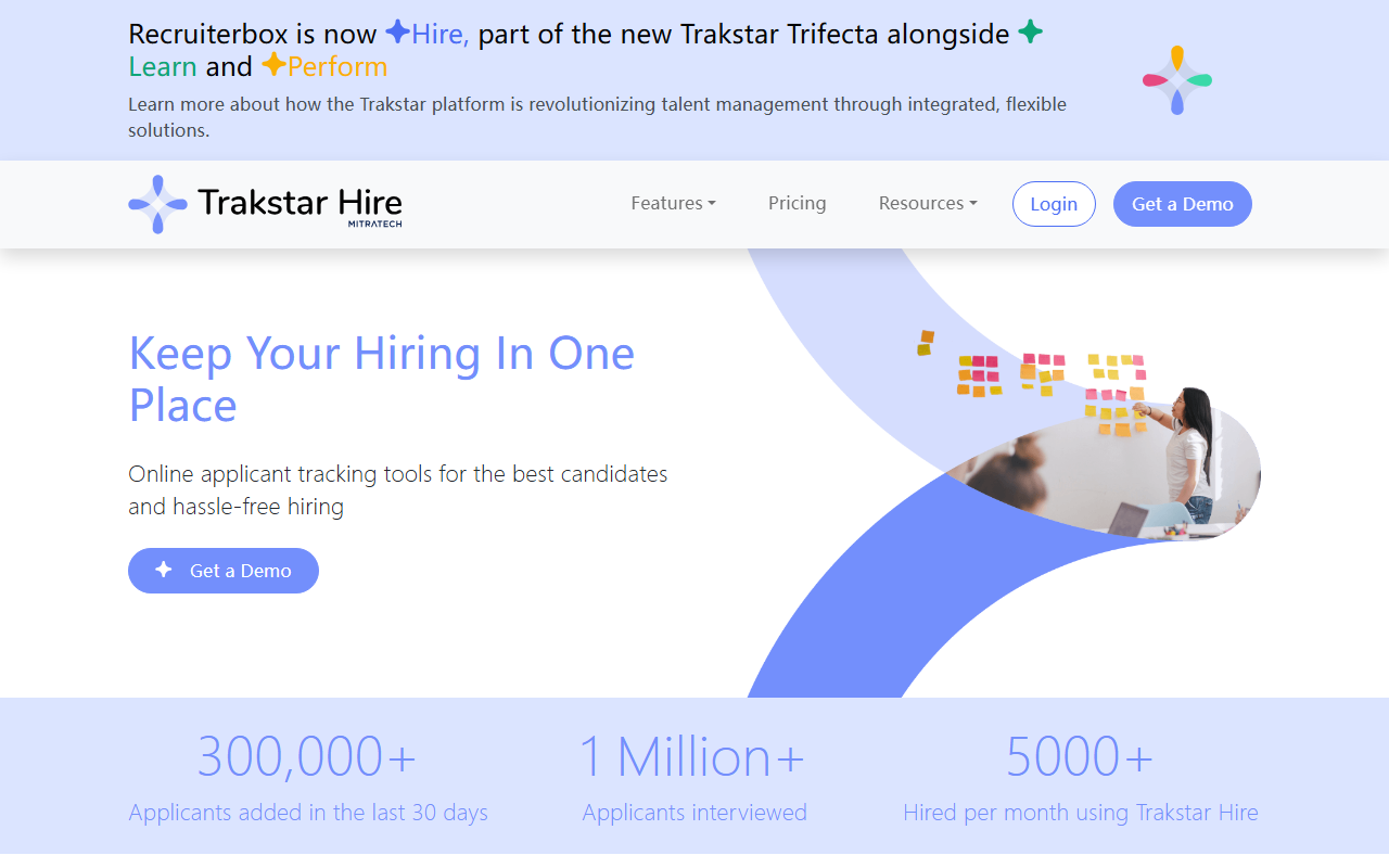Recruiterbox screenshot
