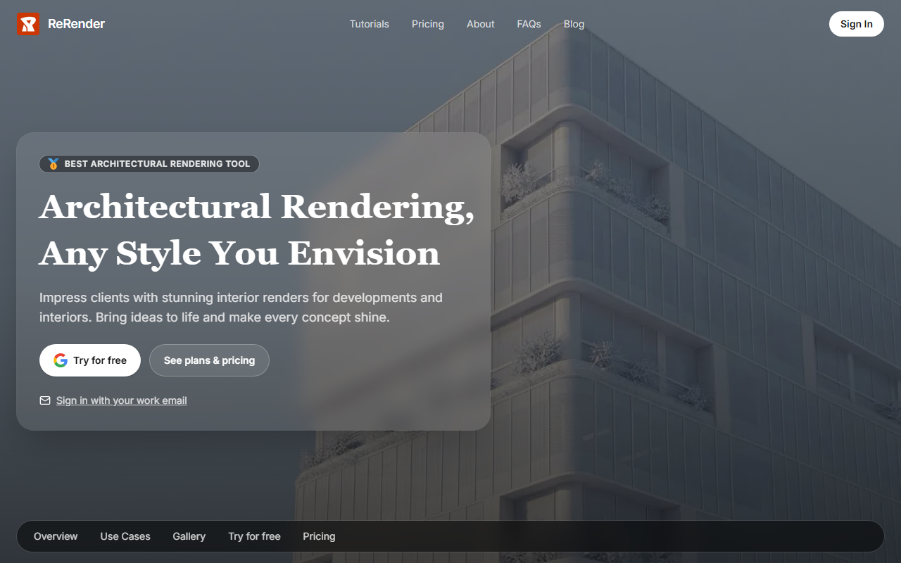 ReRender AI screenshot