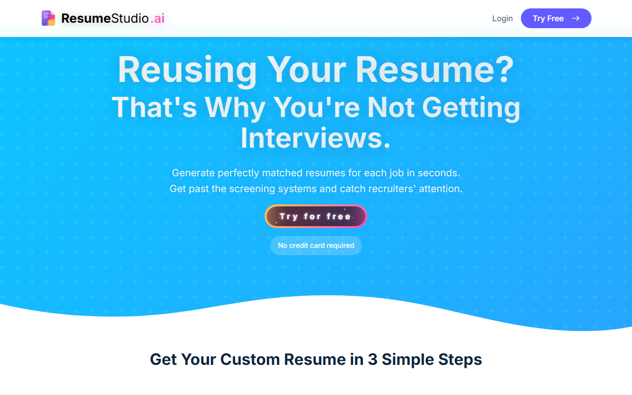 Resume Studio screenshot