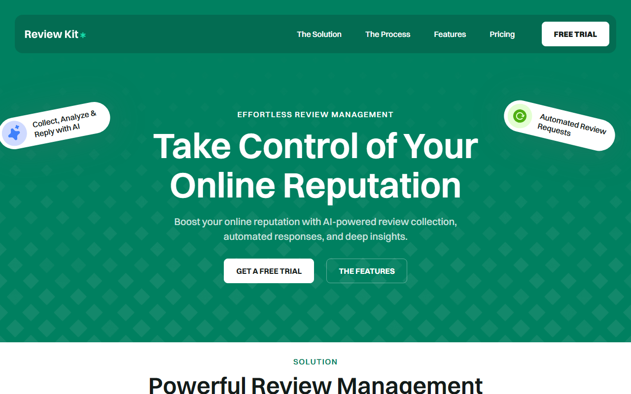 Review Kit screenshot