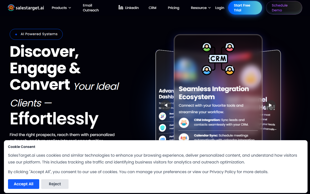 SalesTarget.ai screenshot