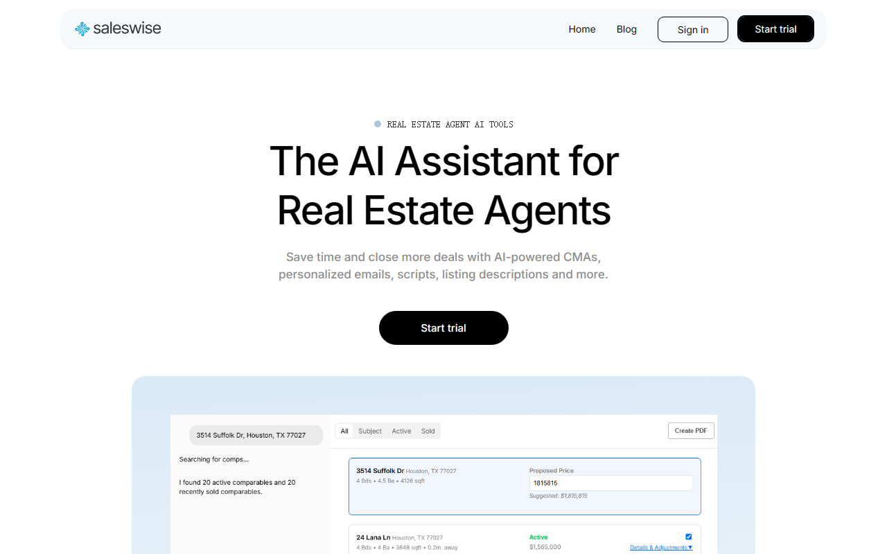 Saleswise screenshot