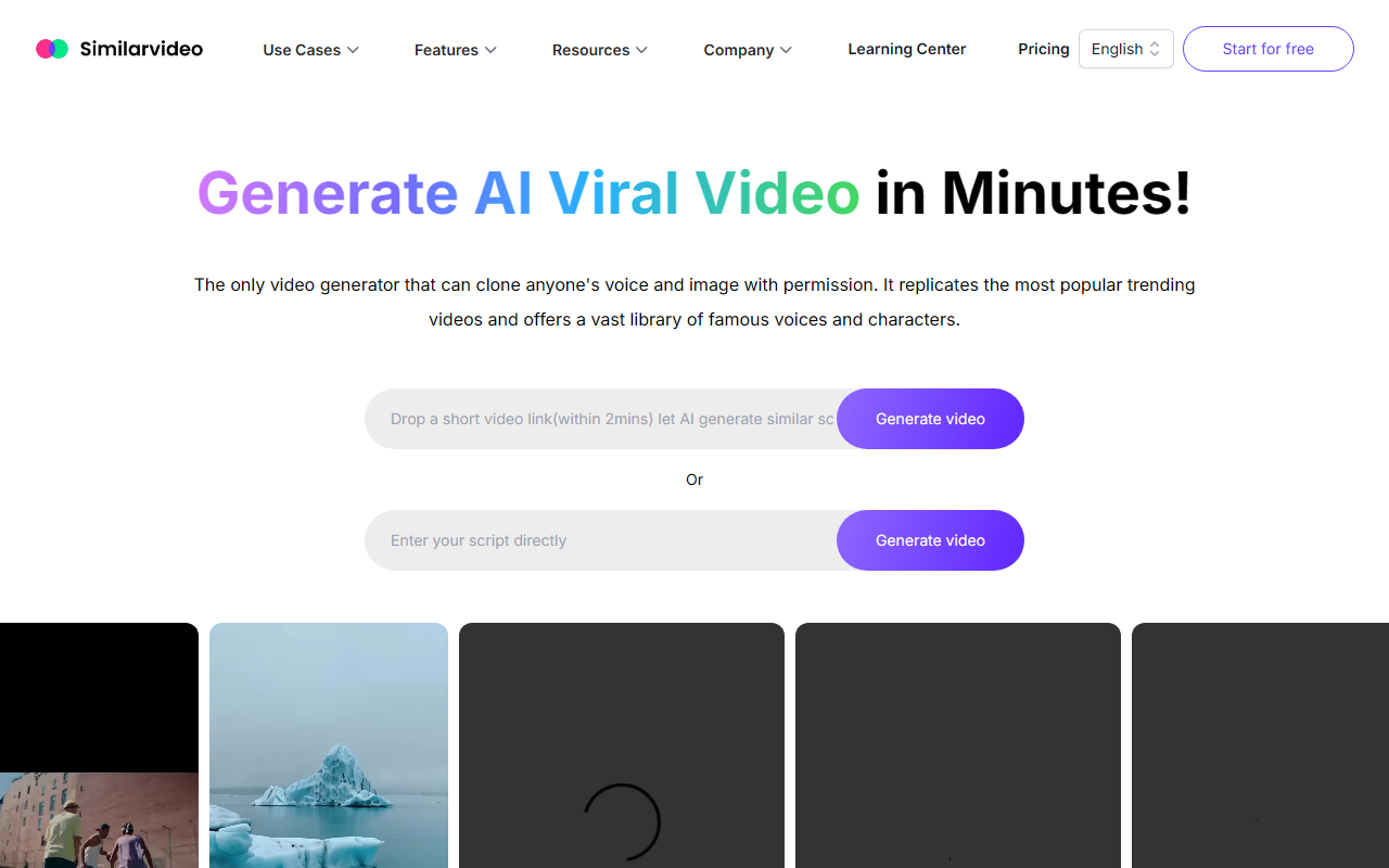 Similarvideo screenshot