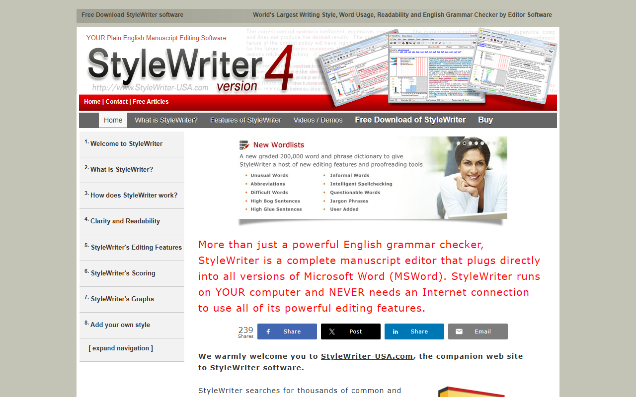 StyleWriter screenshot