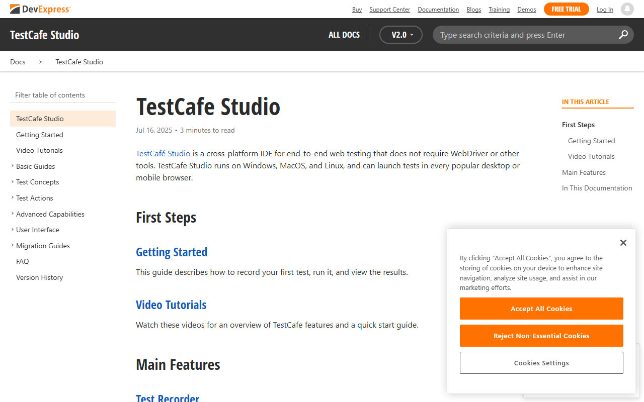 DevExpress screenshot