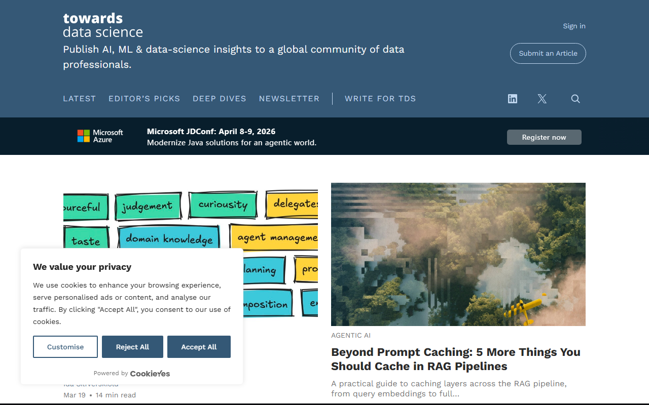 Towards Data Science screenshot