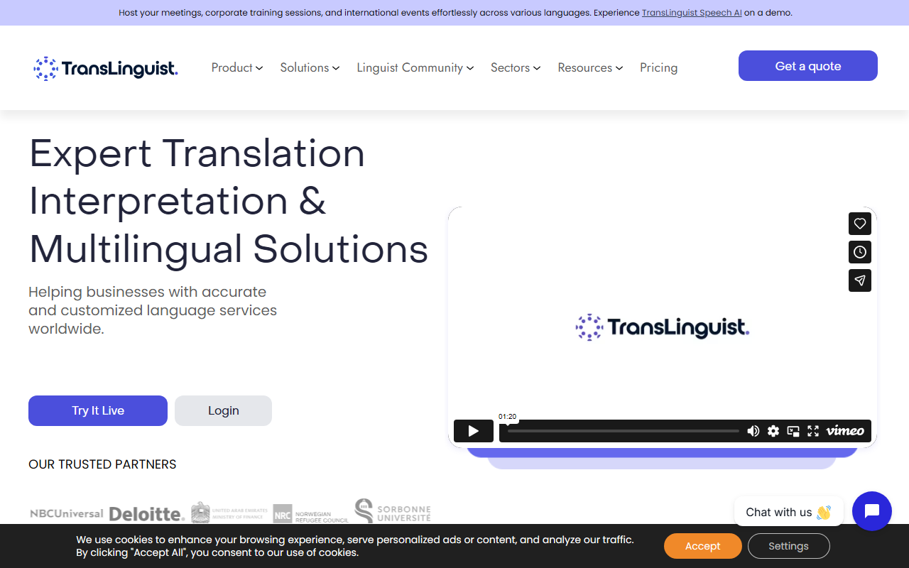 TransLinguist screenshot