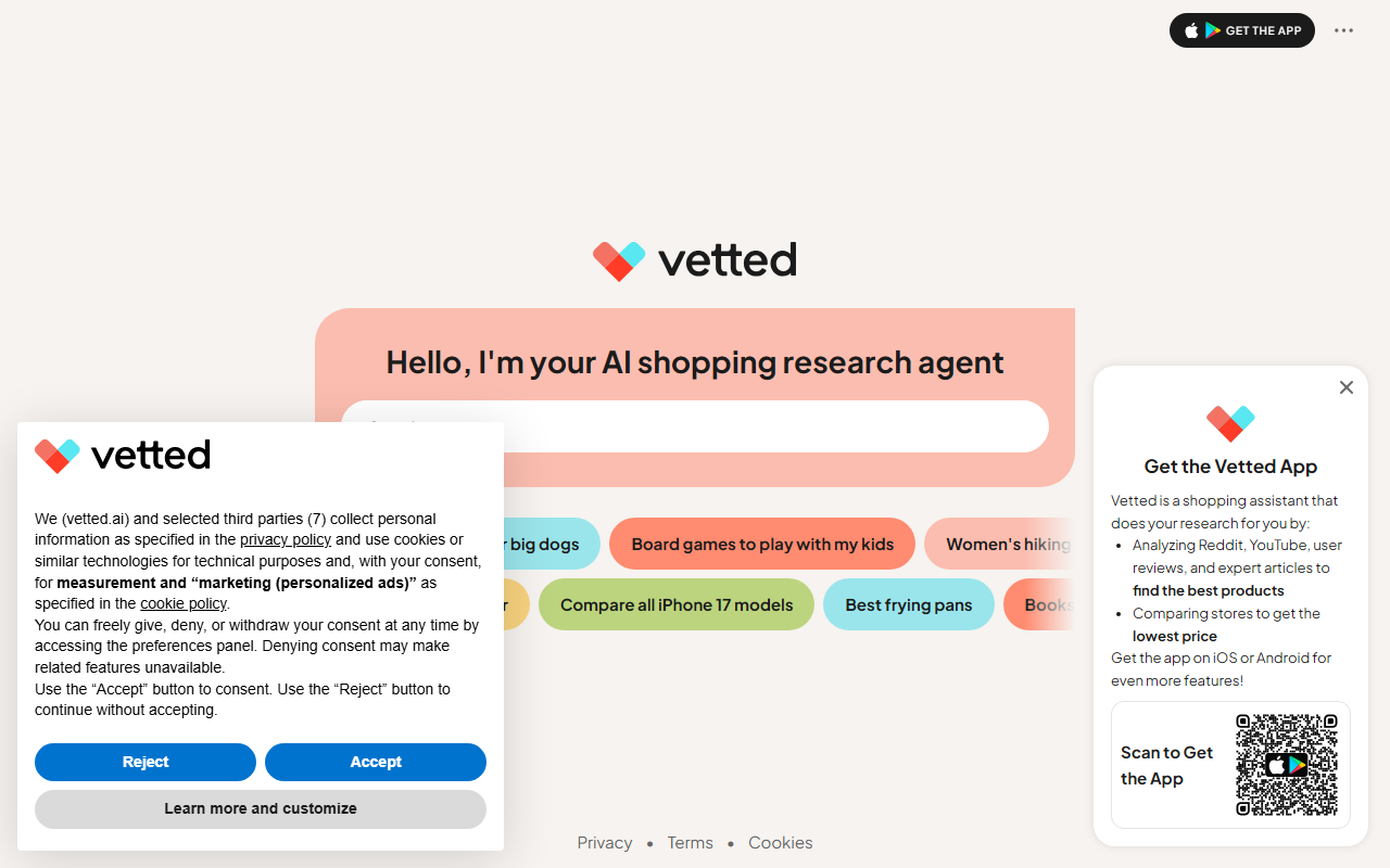 Vetted screenshot