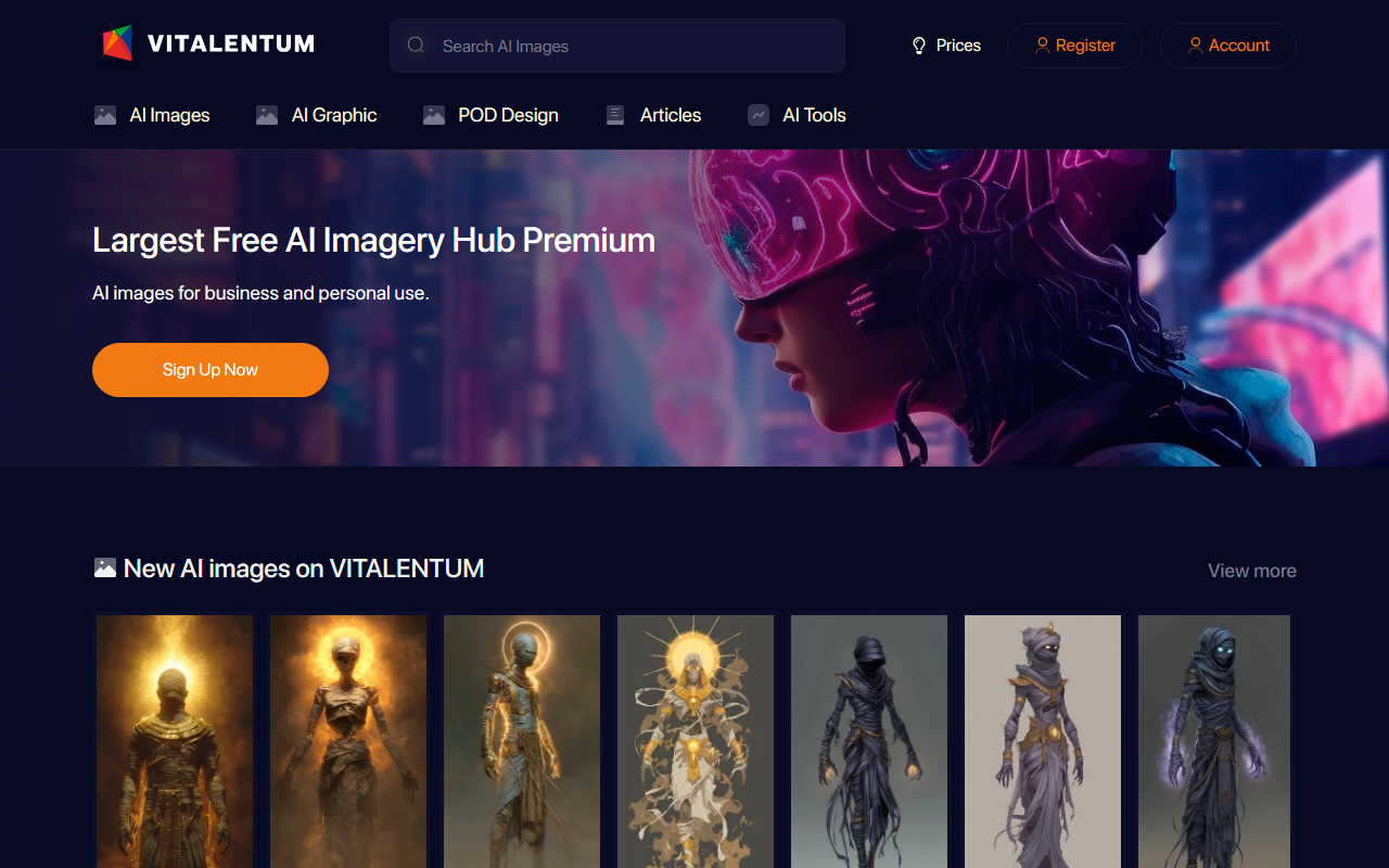 Vitalentum screenshot